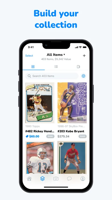 CollX: Sports Card Scanner: official App Store promotional screenshot 2