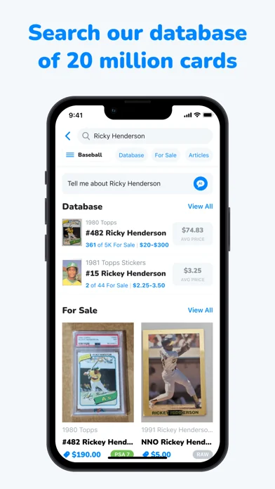 CollX: Sports Card Scanner: official App Store promotional screenshot 4
