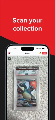 Pokedata: TCG Card Scanner: official App Store promotional screenshot 1