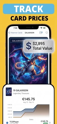 TCG Scanner Card - Pokechart: official App Store promotional screenshot 1